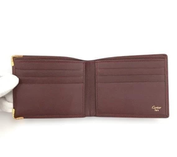 【極美品・完備品】Cartier マストライン 二つ折り財布