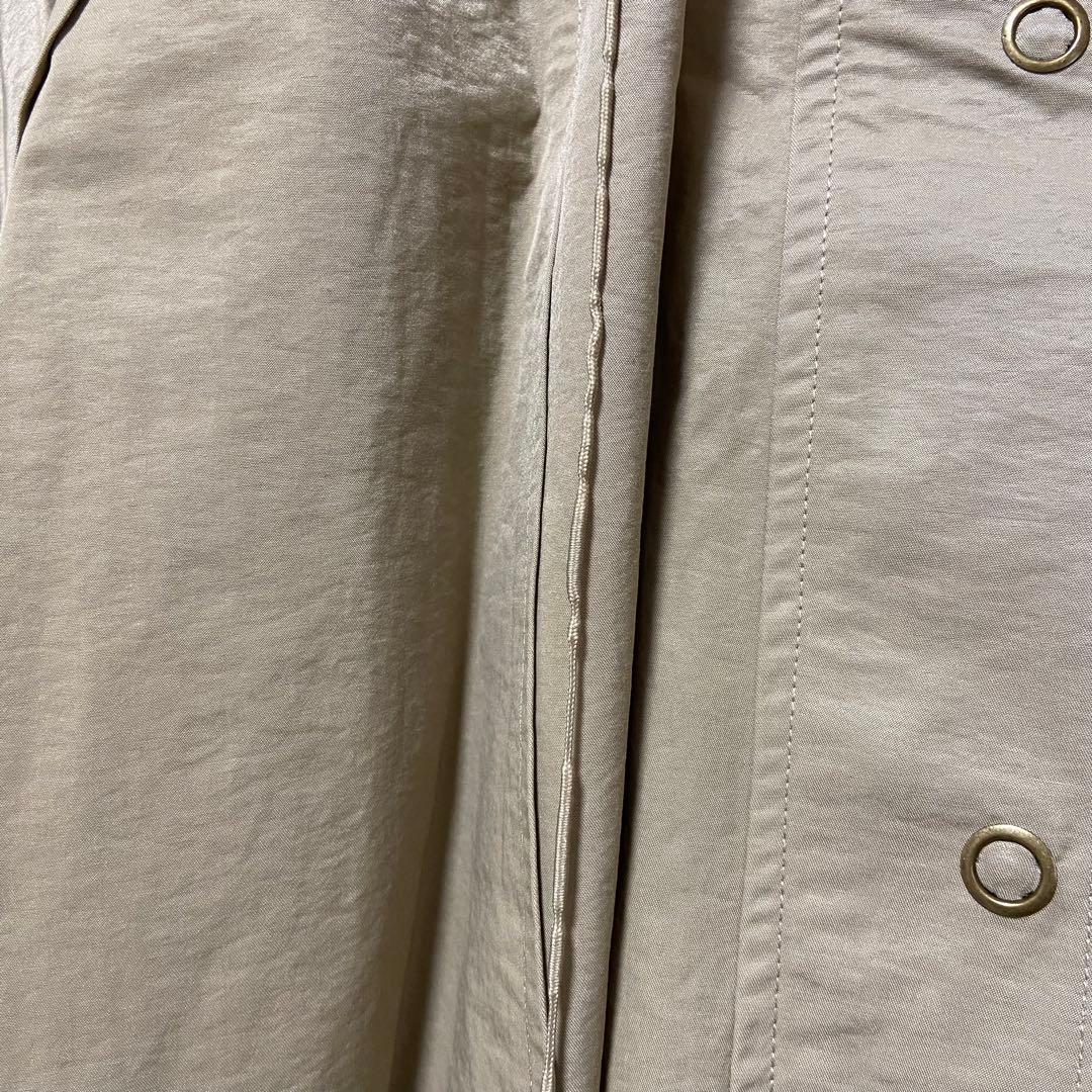 【BEARDSLEY】フレアジップコート ベージュ FREEサイズ