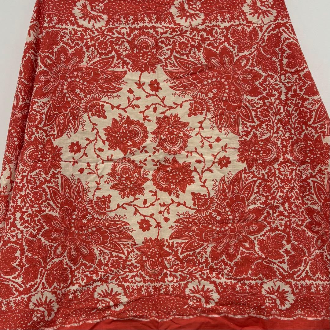 美品 RRL ペイズリー バンダナ フラワー 花 柄 大判 ストール ラルフ