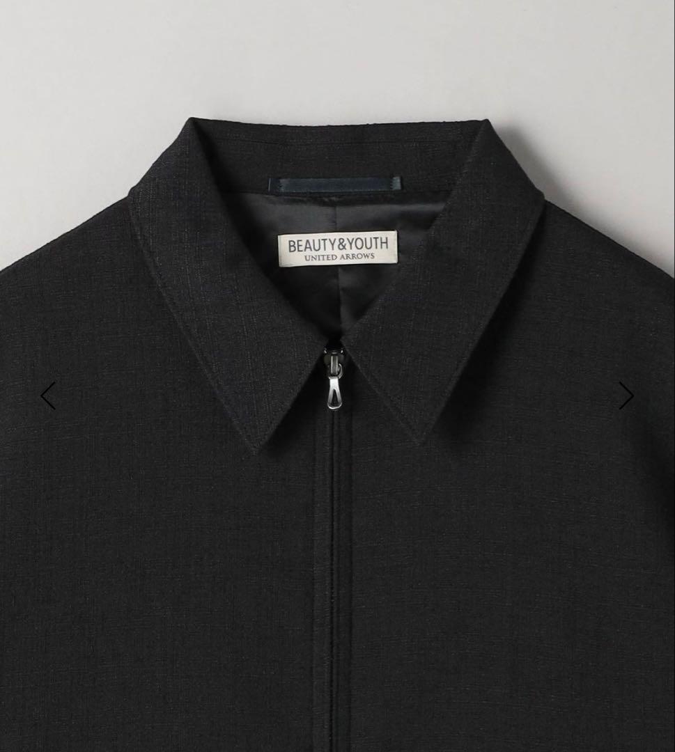 【新品】25SS BEAUTY&YOUTH ツイードショートブルゾン 黒 S