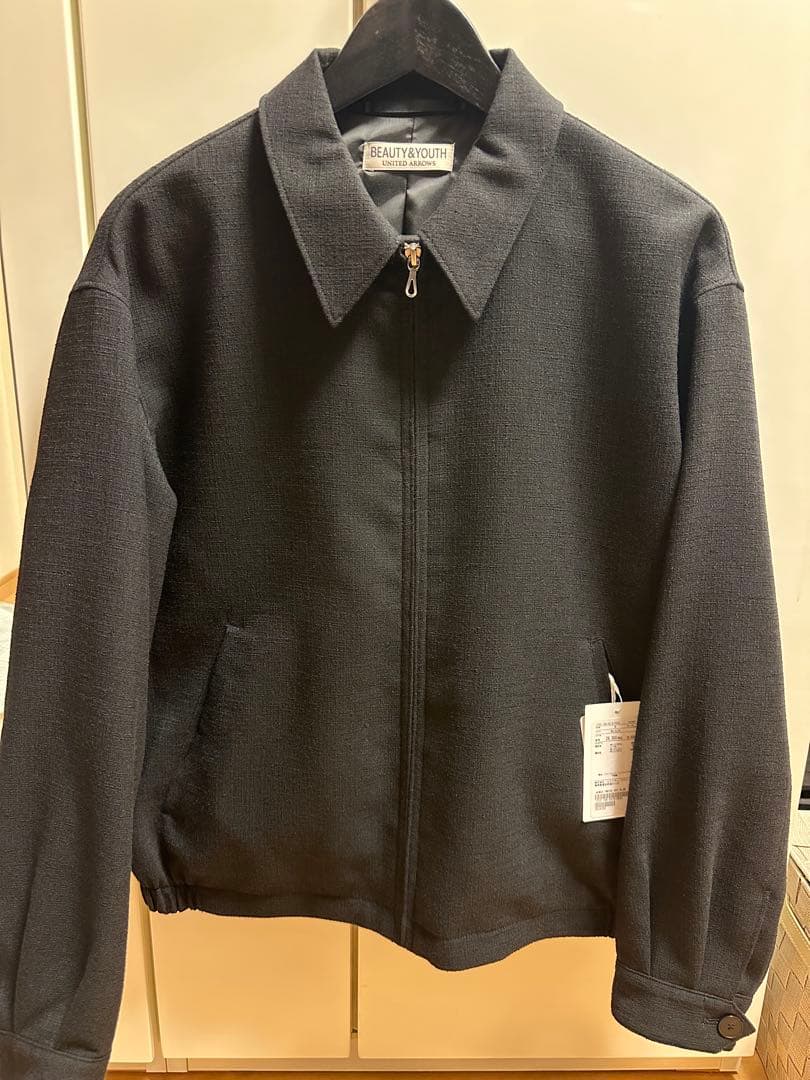 【新品】25SS BEAUTY&YOUTH ツイードショートブルゾン 黒 S
