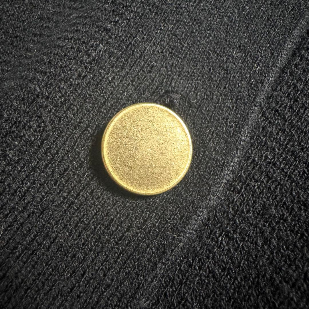 【近年】NOBLE ミラノリブ ジャケットカーディガン 金ボタン ベルスリーブ