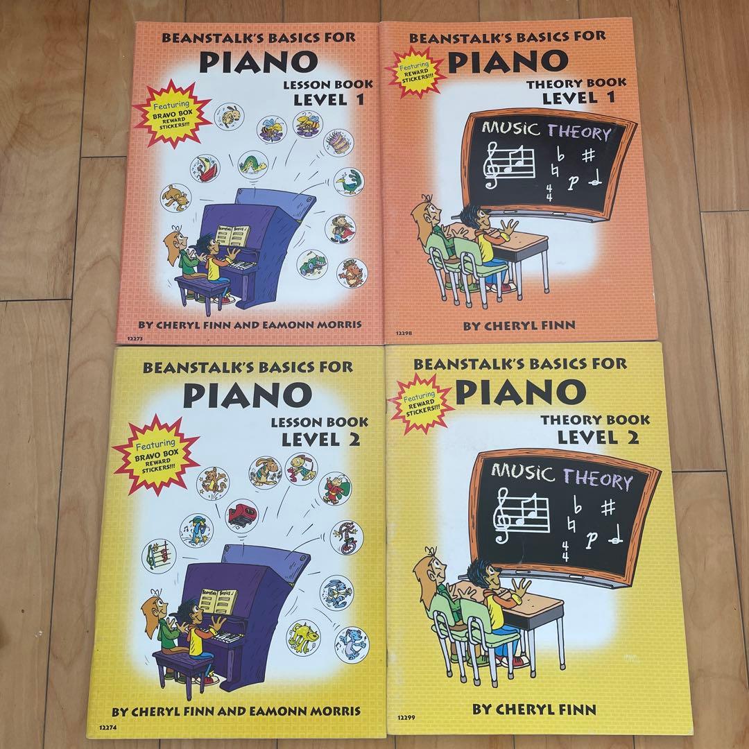バーナム他ピアノスコア楽譜　英語学習に！