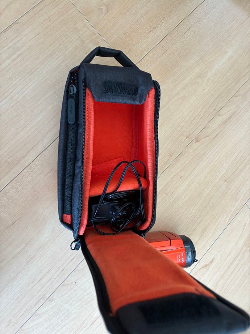 EverioR GX-RX680D レンズカバー・本体ケース・充電ケーブル付