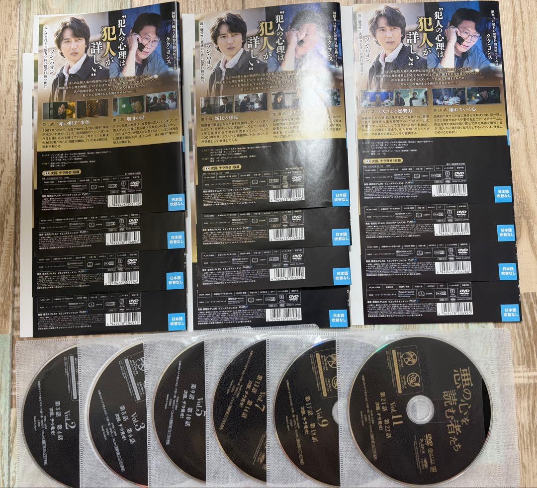 悪の心を読む者たち DVD全12巻 キム・ナムギル / チン・ソンギュ　韓ドラ