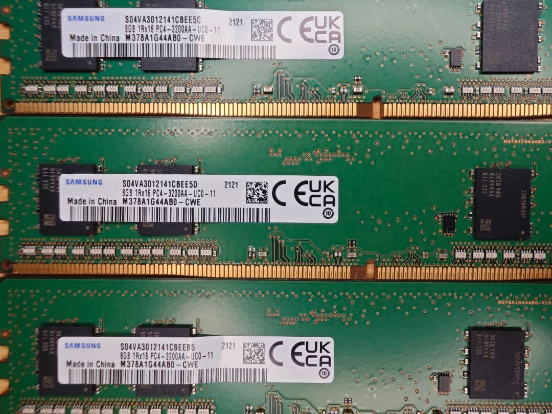 食*当様 Samsung SODIMM DDR4 8GB×8枚セット