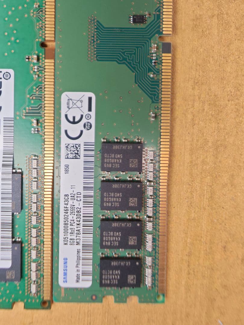 食*当様 Samsung SODIMM DDR4 8GB×8枚セット