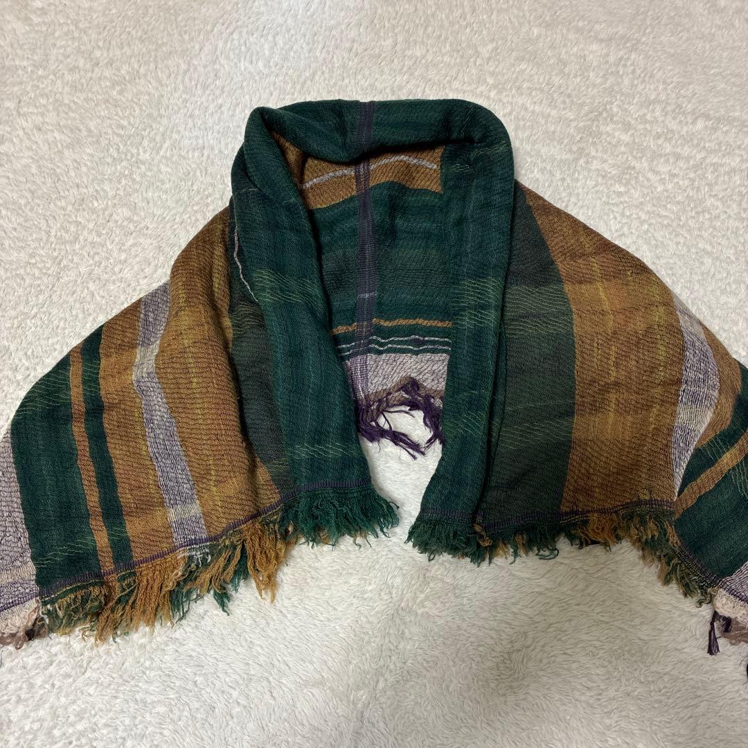小物 tamaki niime roots shawl SQUARE wool