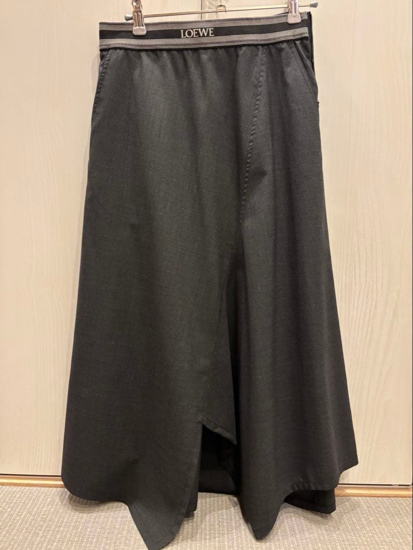極美品☆ロエベ アシンメトリー スカート 34