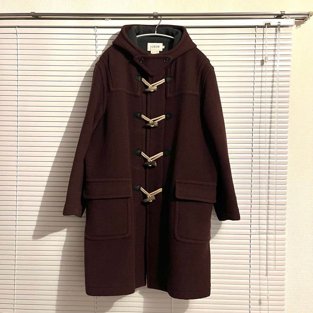 90s 希少カラー J.CREW ジェイクルー ダッフルコート ウール ロング丈