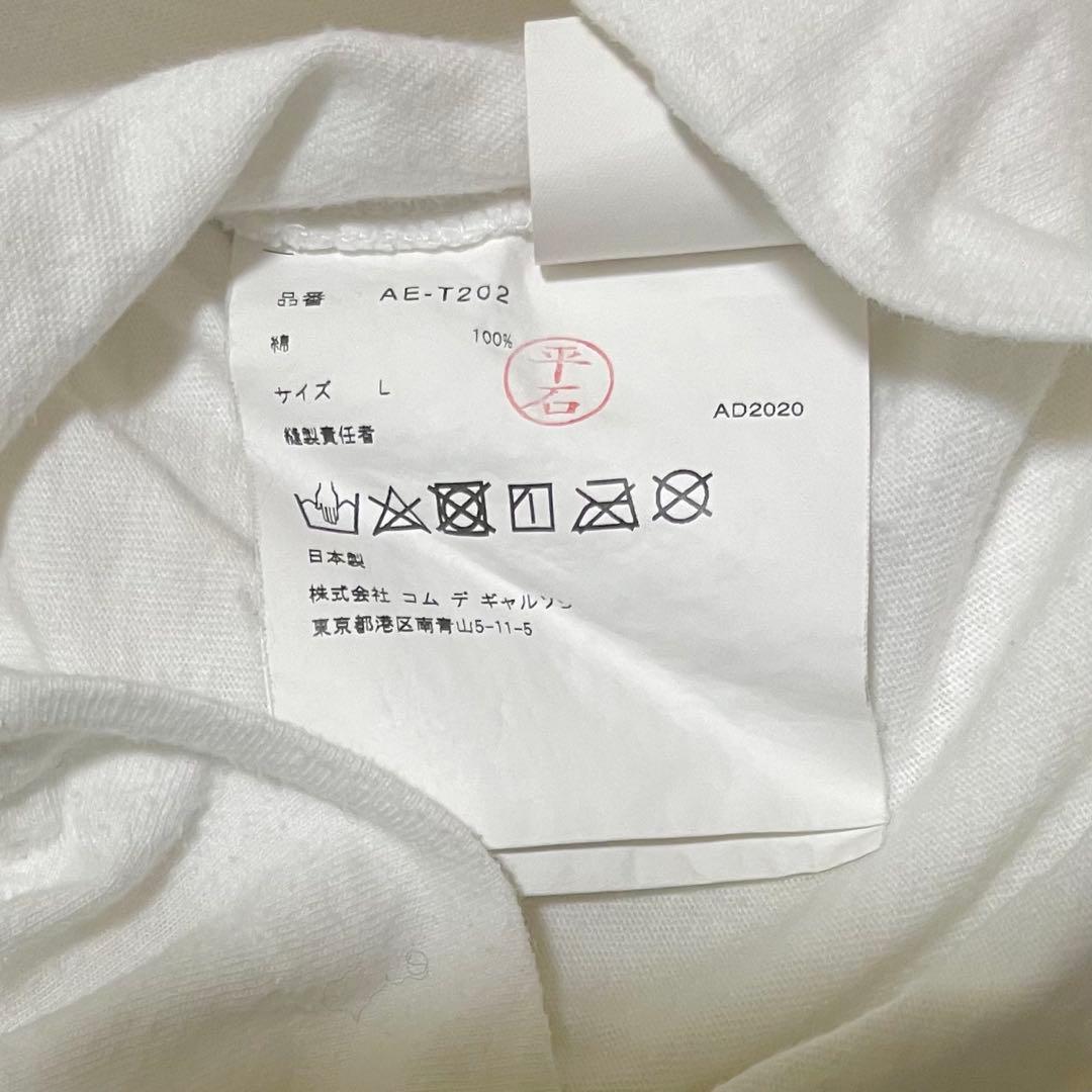 美品✨プレイコムデギャルソン x ザ ノース フェイス Tシャツ　ハートロゴ　L