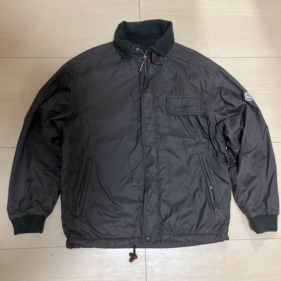 ヒ*ロ様 Moncler ナイロンフリースジャケット M〜Lダークブラウン
