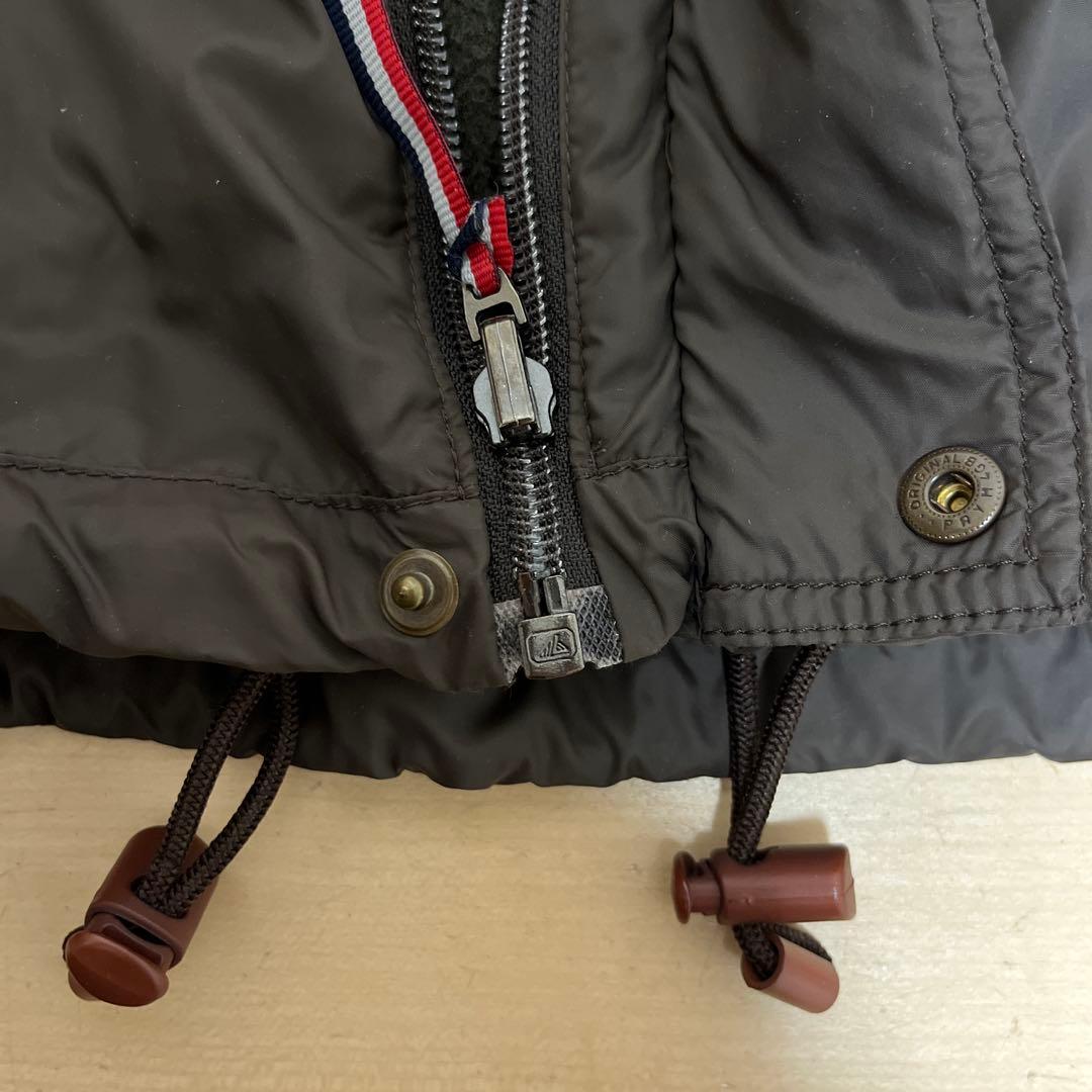 ヒ*ロ様 Moncler ナイロンフリースジャケット M〜Lダークブラウン