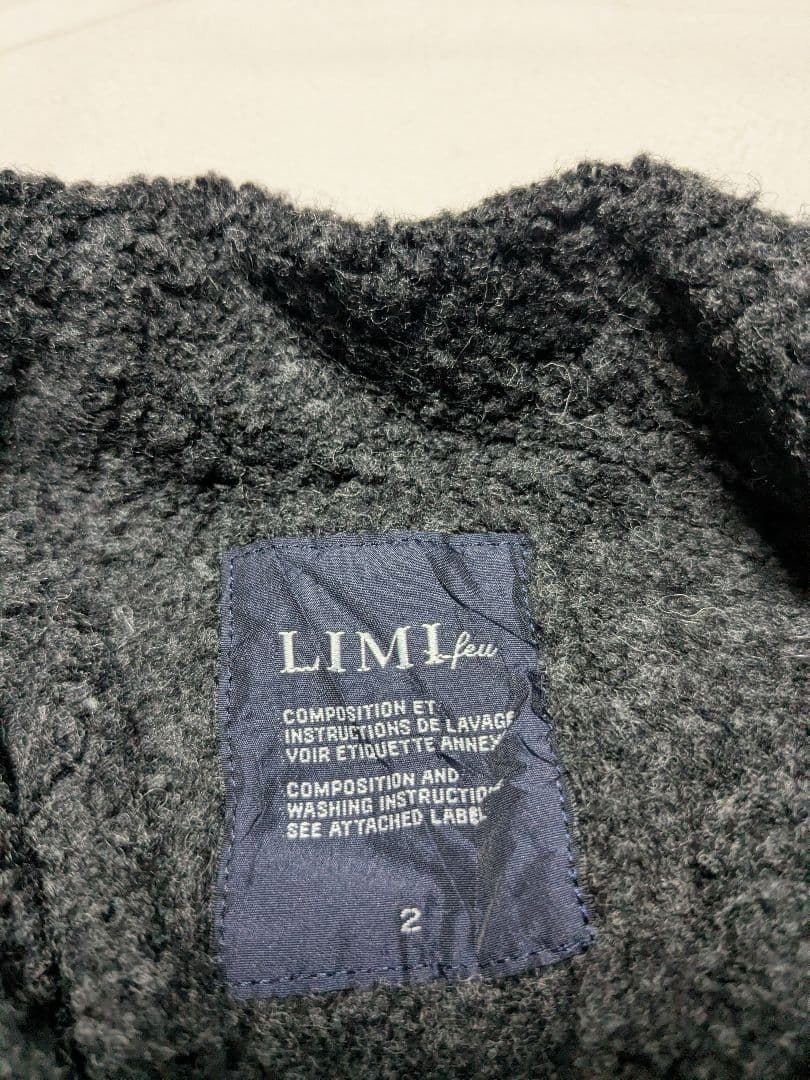 LIMI feu リミ フゥ SHEEP PILE SINGLE JACKET