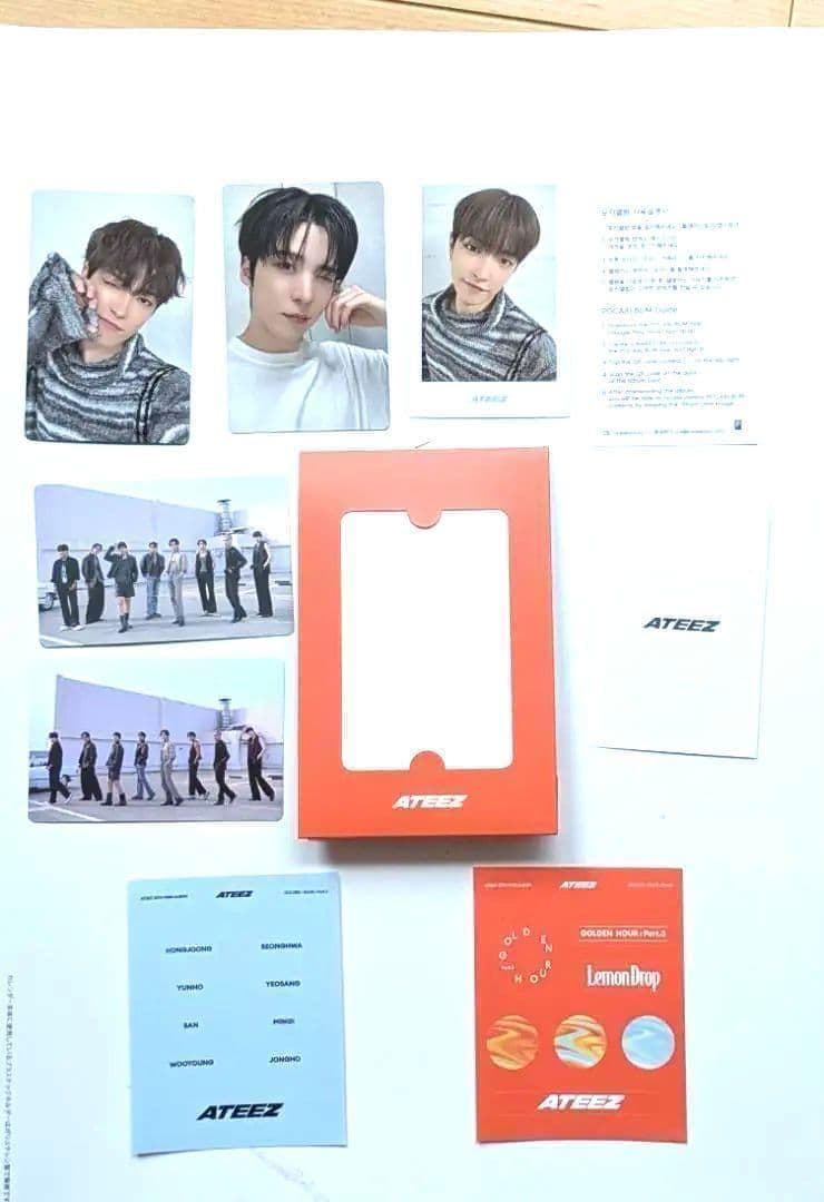 ★非売品◆直筆サインCD◆ATEEZ◆GOLDEN HOUR：Part․3
