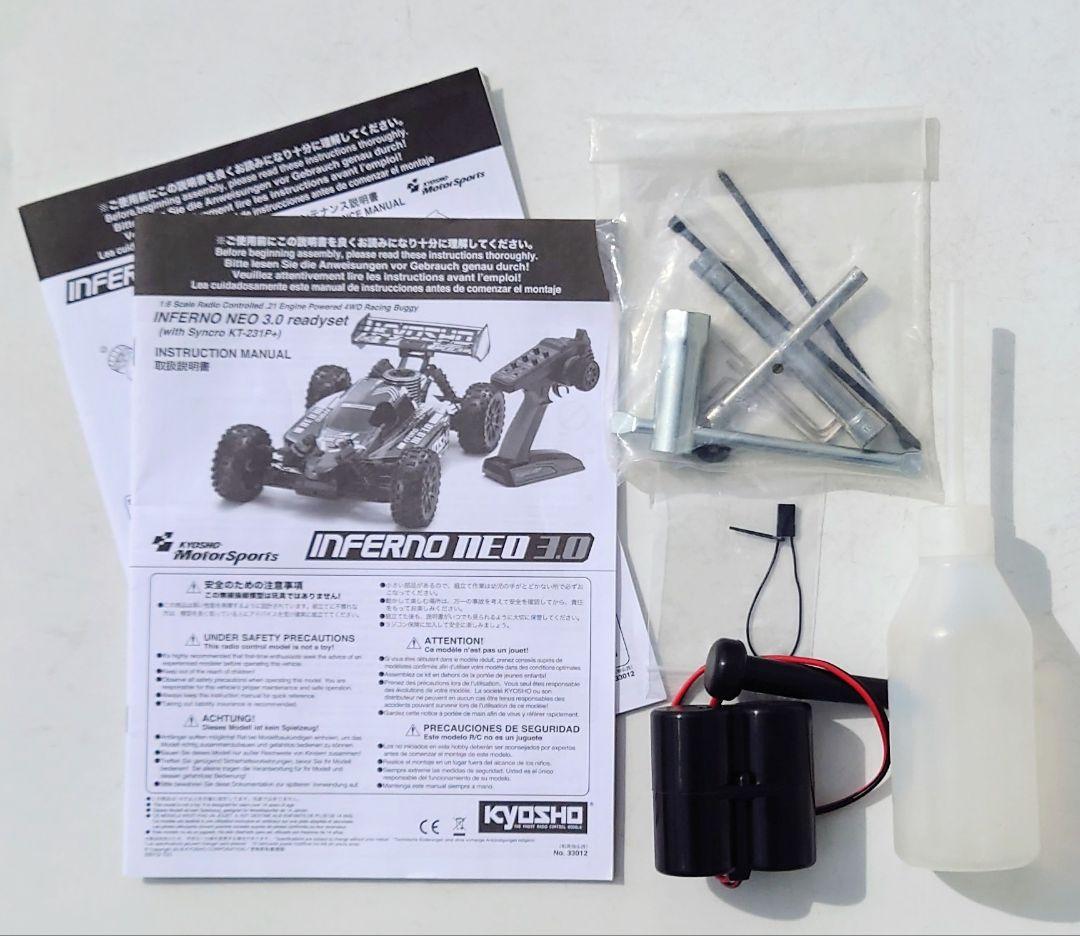 【未走行】KYOSHO 1/8GP INFERNO NEO 3.0 フルセット