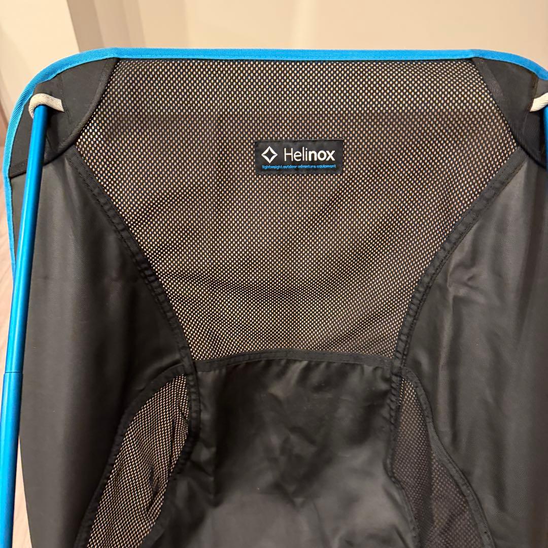 Helinox ヘリノックス チェアワン　ブラックブルー　専用ケースなし・欠品
