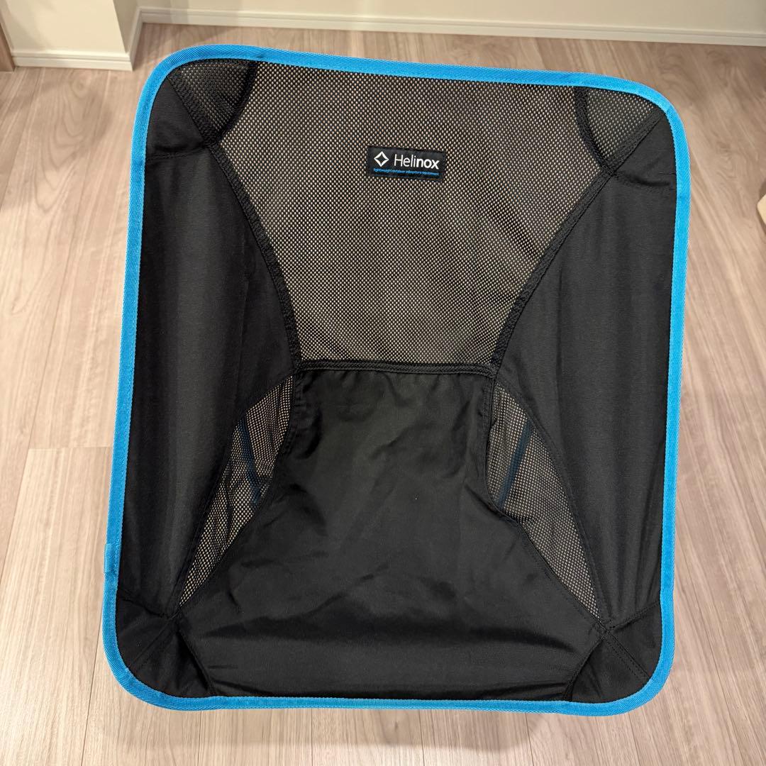 Helinox ヘリノックス チェアワン　ブラックブルー　専用ケースなし・欠品
