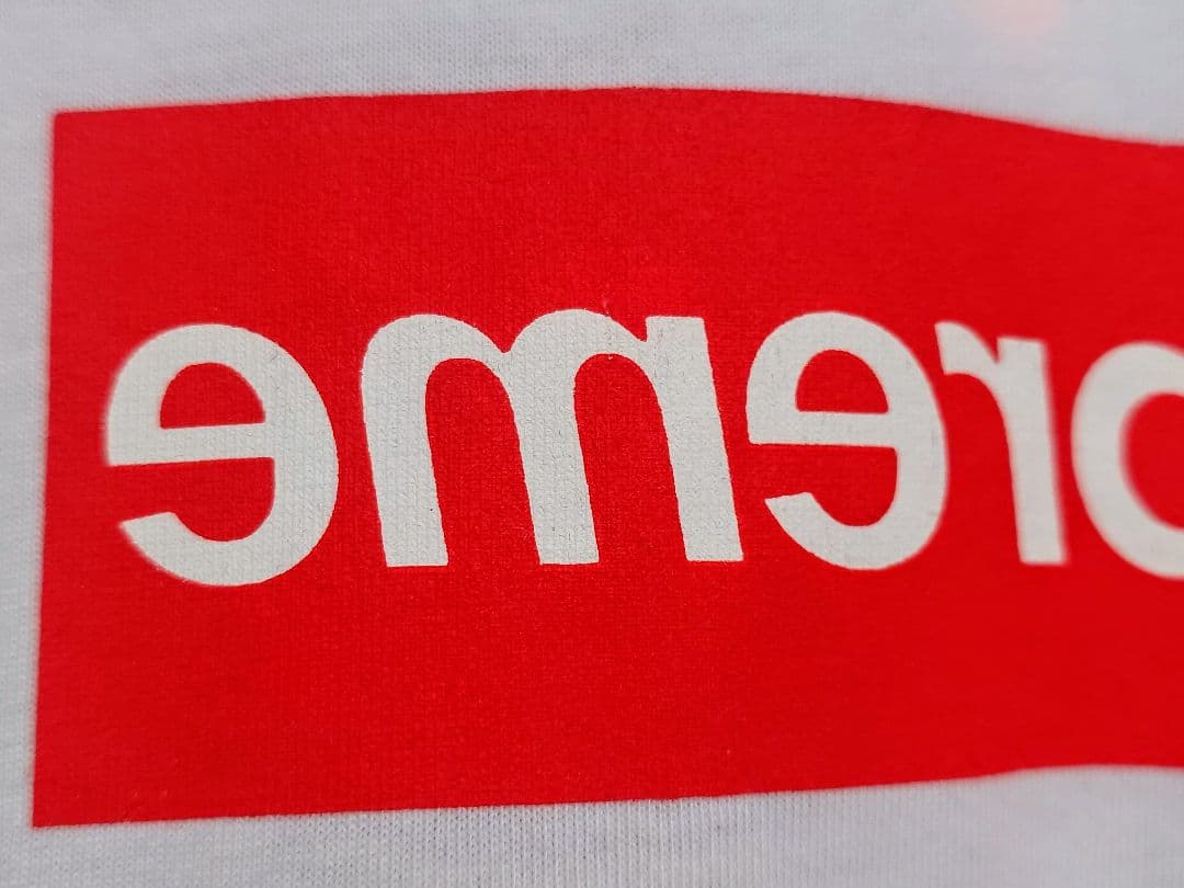 Supreme/ギャルソン/反転 ボックスロゴ/ Tシャツ/13ss/サイズM