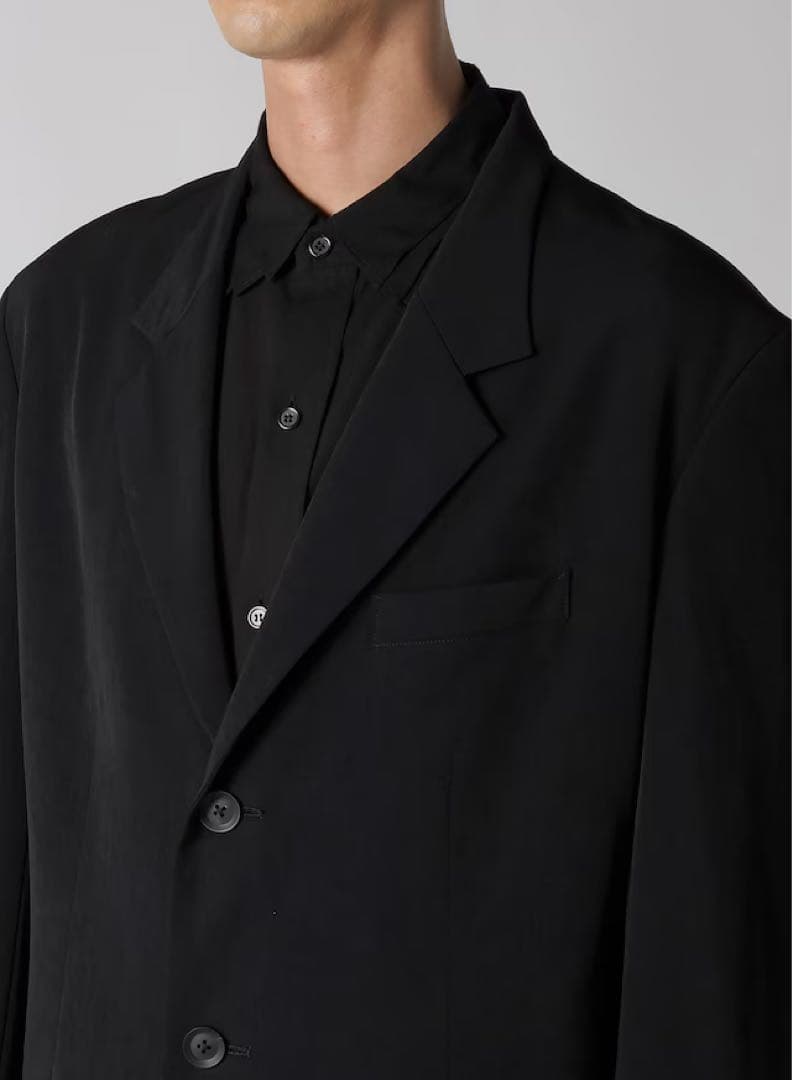 yohjiyamamoto pour homme24ss後ろファスナージャケット