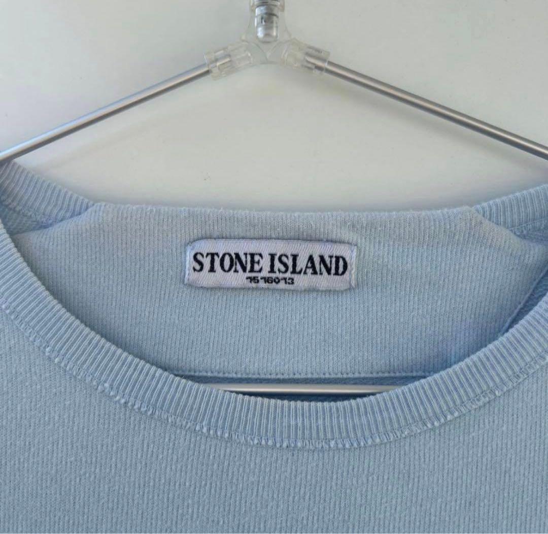 STONE  ライトブルー 長袖Tシャツ