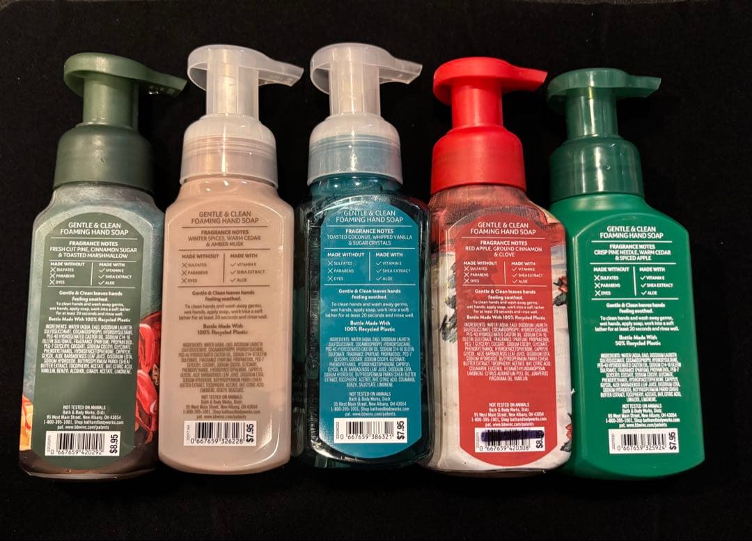【クリスマス限定】bath & body works5本セット