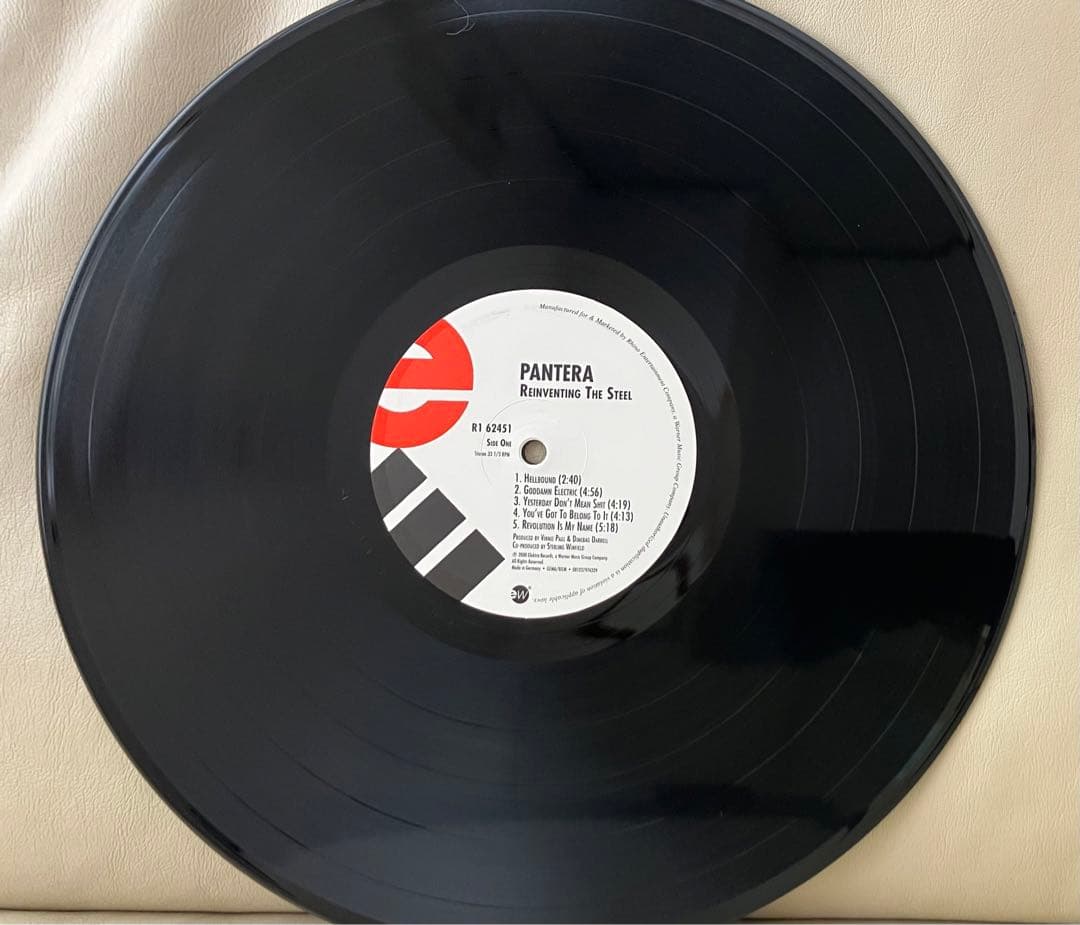 【美品】PANTERA - REINVENTING THE STEEL/激鉄LP
