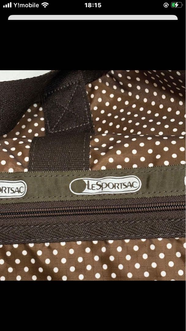 め*ん様 未使用LeSportsac ボストンバッグ ドット柄　大容量 軽量