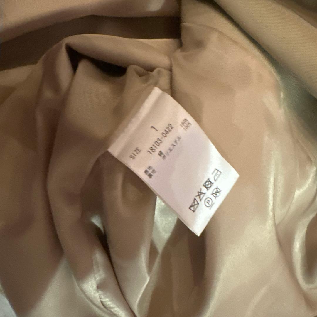 OVER SHORT TRENCH COAT トレンチ CLANE ベージュ