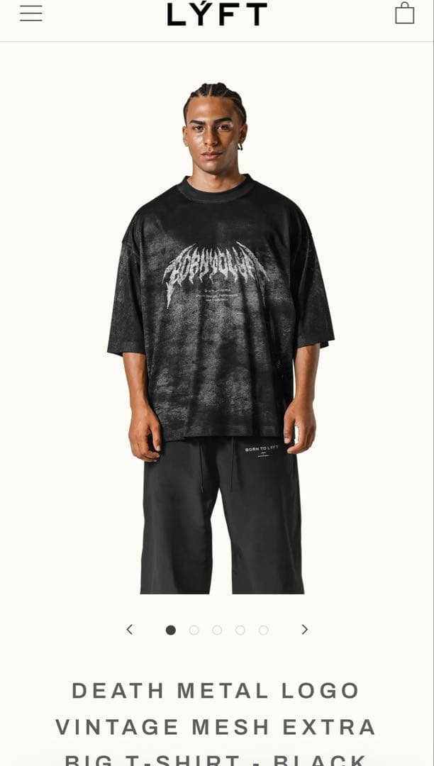 LYFT DEATH L EXTRA BIG Tシャツ