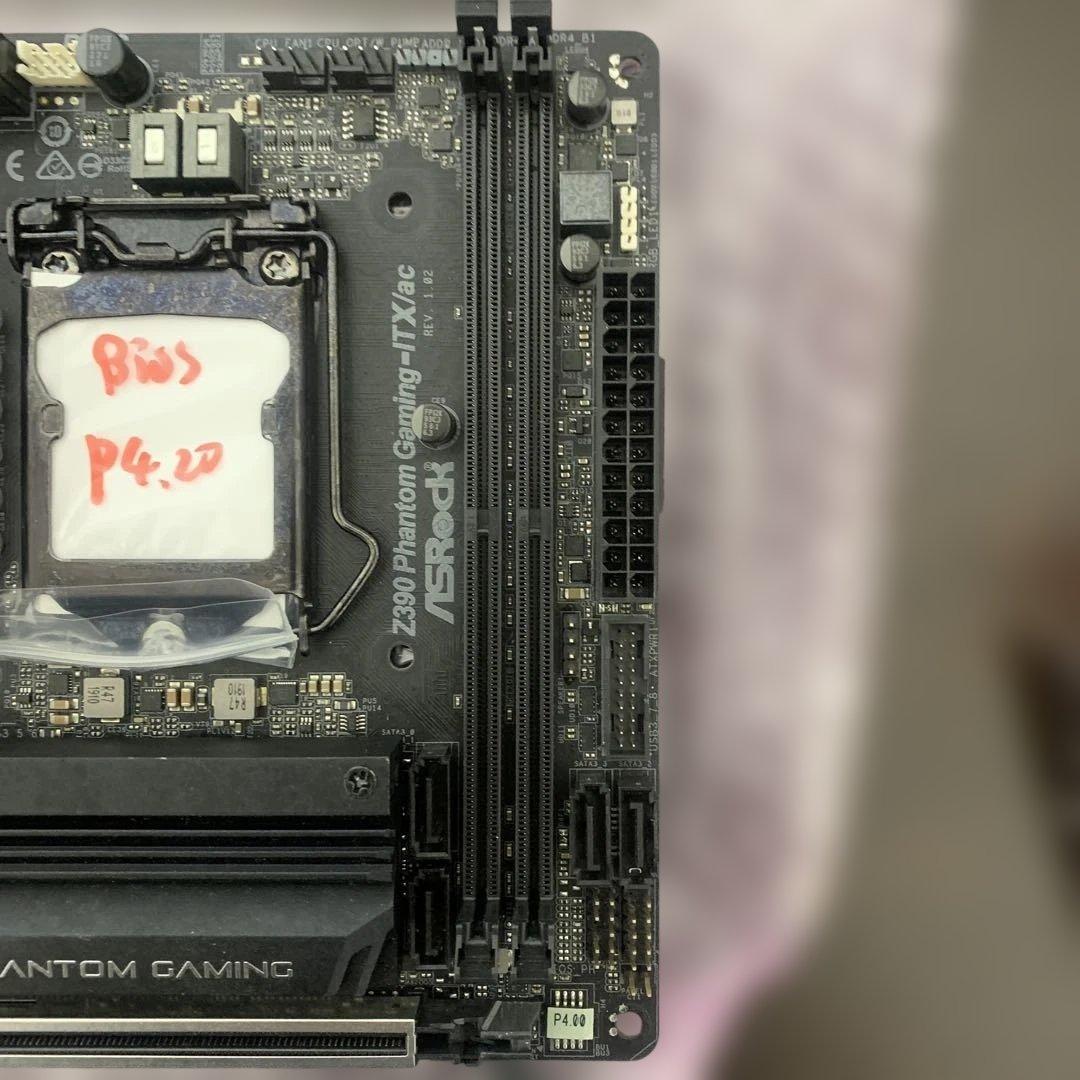 ASRock Z390 Phantom Gaming ITX/ac 動作品①