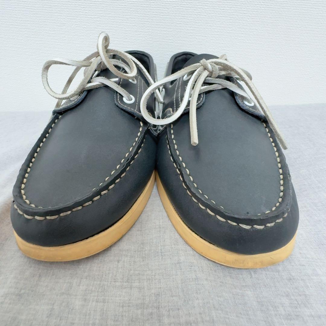 Paraboot ネイビー デッキシューズ 28cm