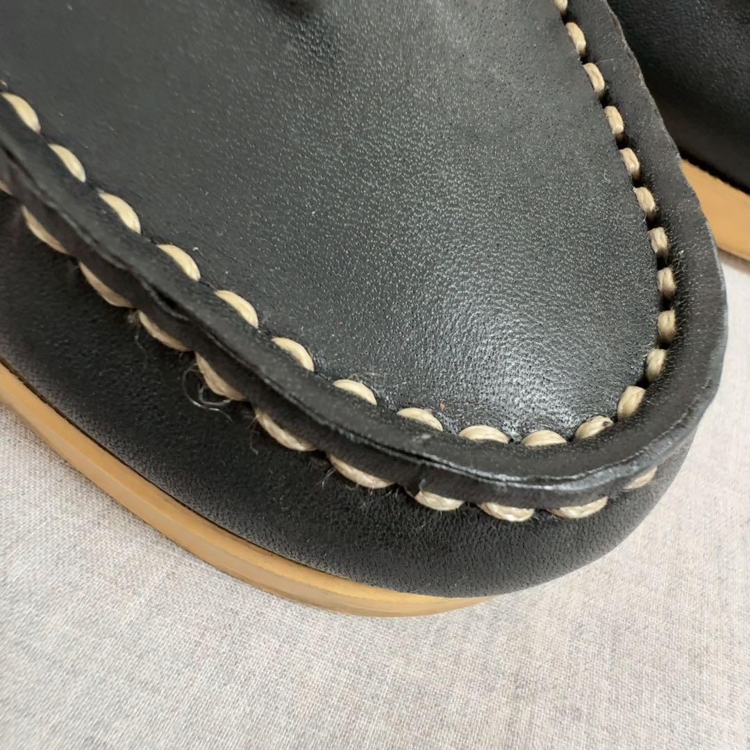 Paraboot ネイビー デッキシューズ 28cm