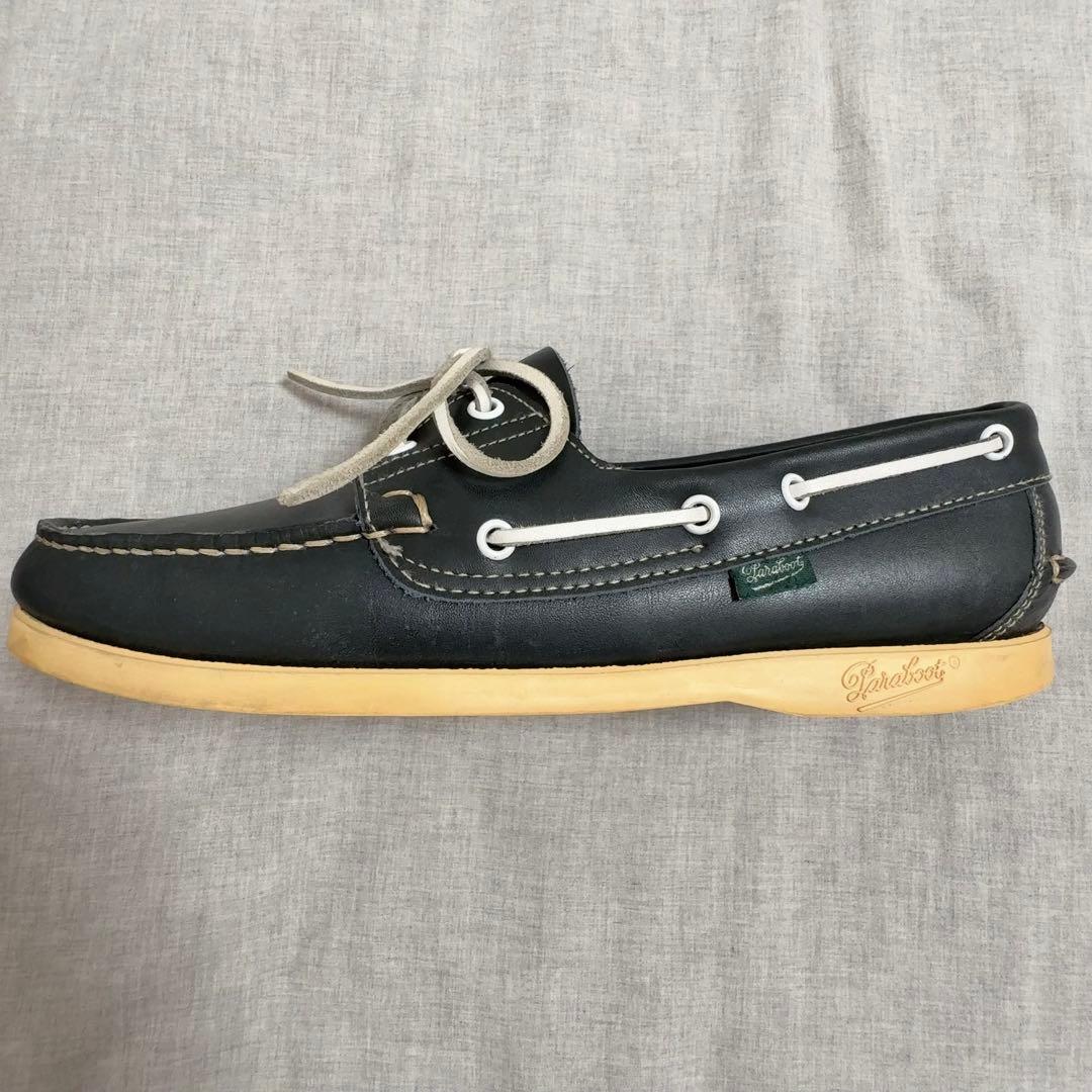 Paraboot ネイビー デッキシューズ 28cm