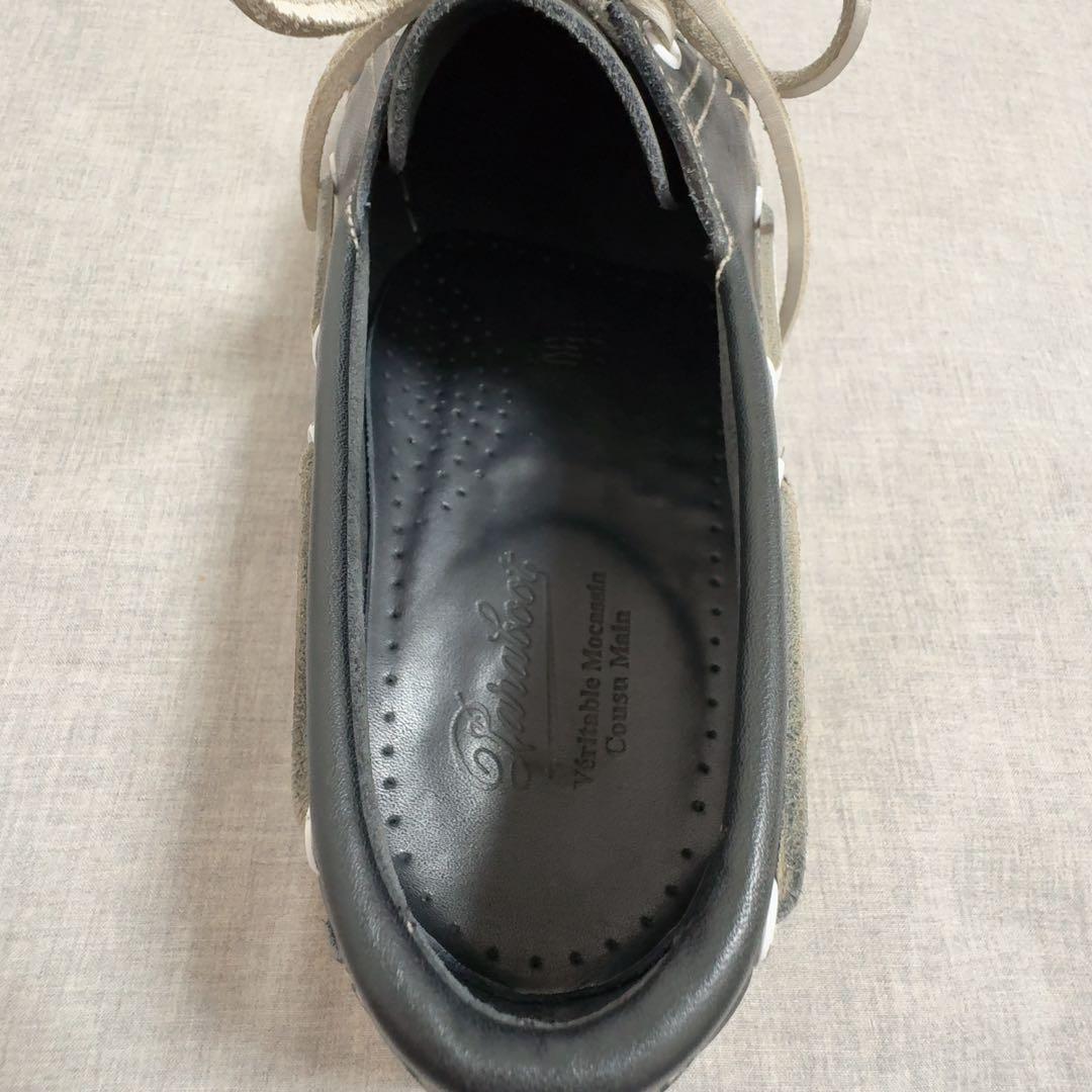 Paraboot ネイビー デッキシューズ 28cm