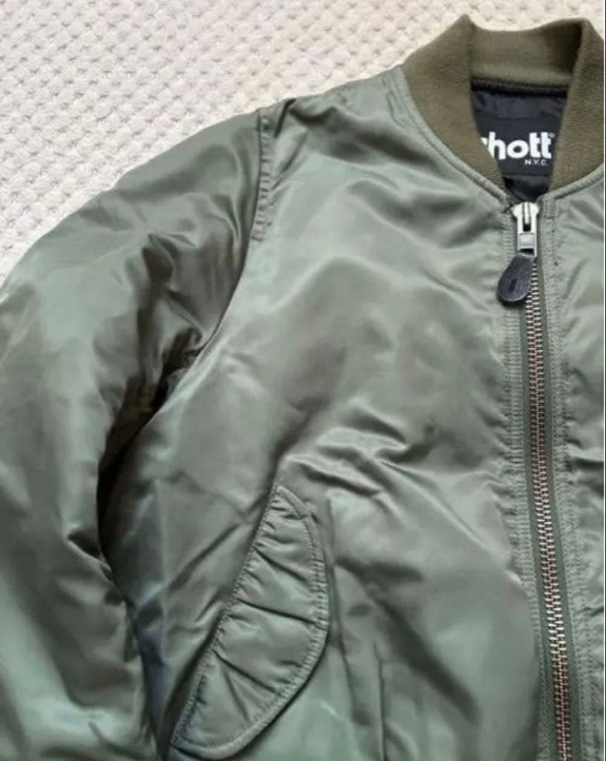 MA-1 Schott JEANASIS別注 短丈 ブルゾン