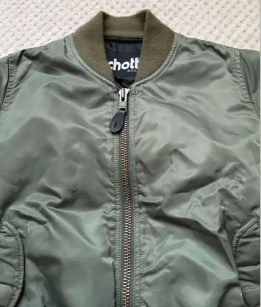 MA-1 Schott JEANASIS別注 短丈 ブルゾン