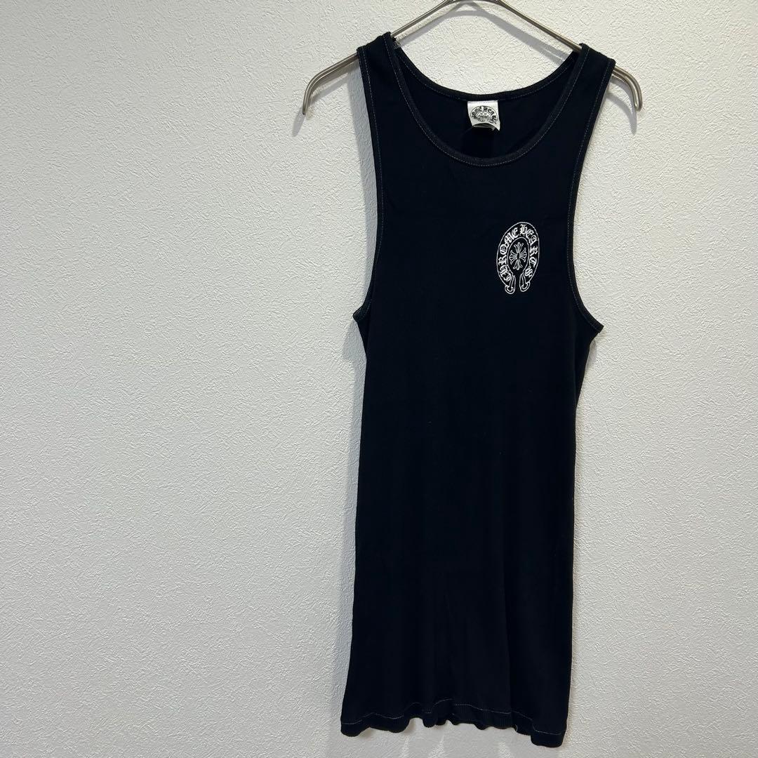 希少chrome hearts クロムハーツ(L)ホノルル限定/黒/タンクトップ