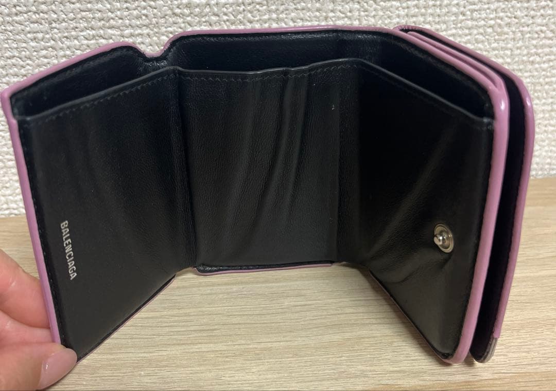 BALENCIAGA 三つ折り財布 ピンク