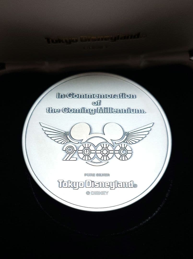 東京ディズニーランド　　2000年ミレニアム記念　純銀180g　200個限定販売