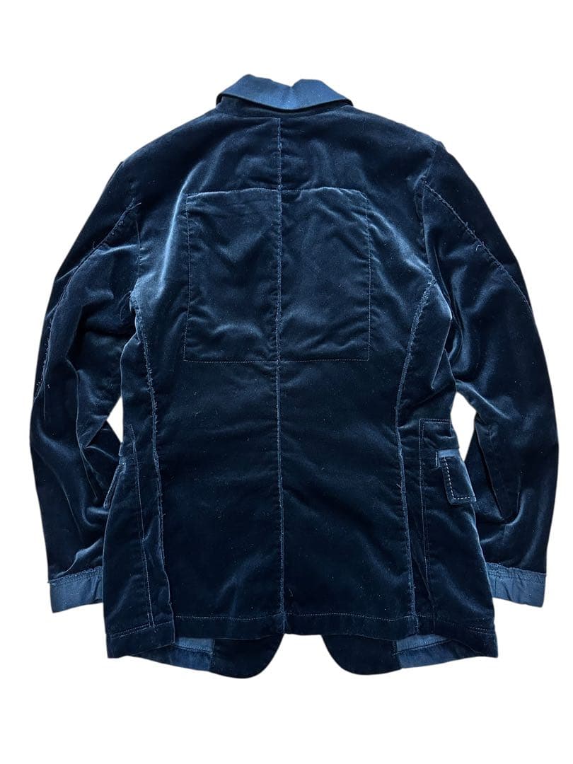美品 MARITHE FRANCOIS GIRBAUDベロア テーラードャケット