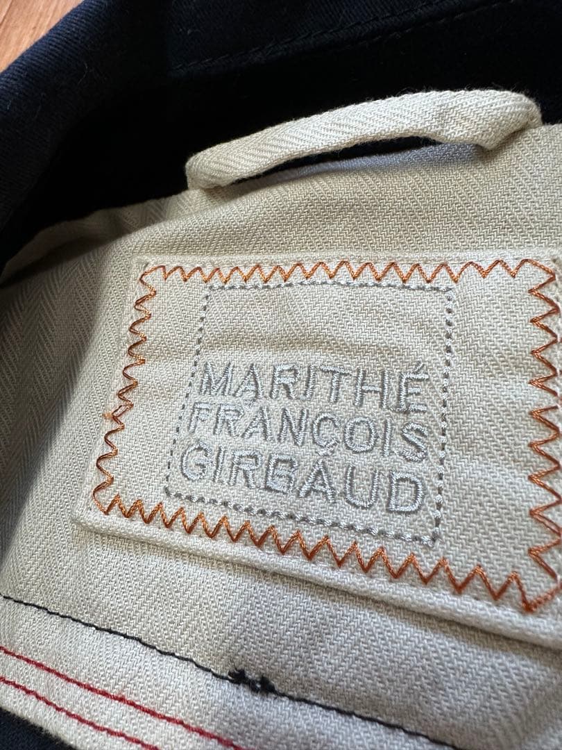 美品 MARITHE FRANCOIS GIRBAUDベロア テーラードャケット