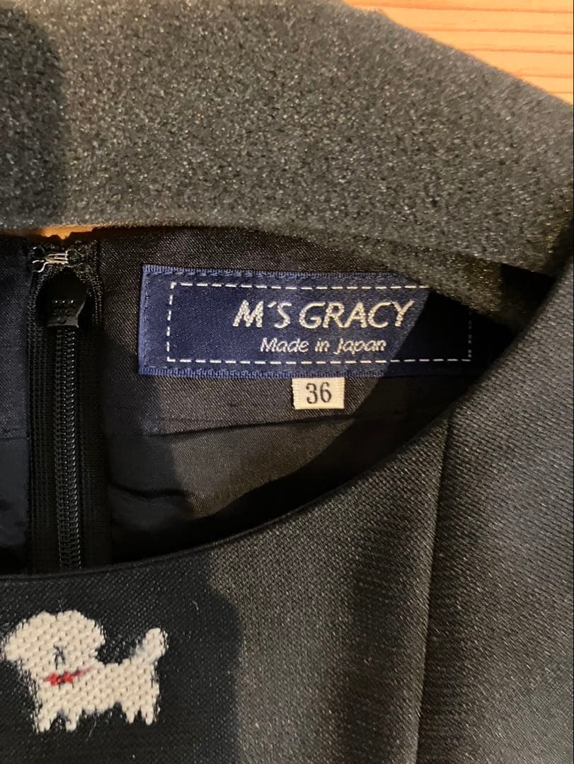 M'S GRACY プードルモチーフワンピース 36
