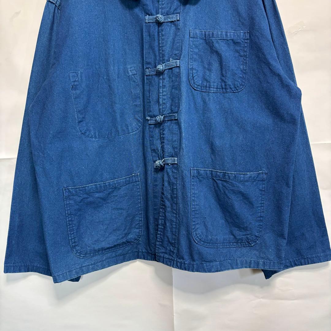 60s70s フレンチチャイナシャツ　L'AntiCher ユーロヴィンテージ