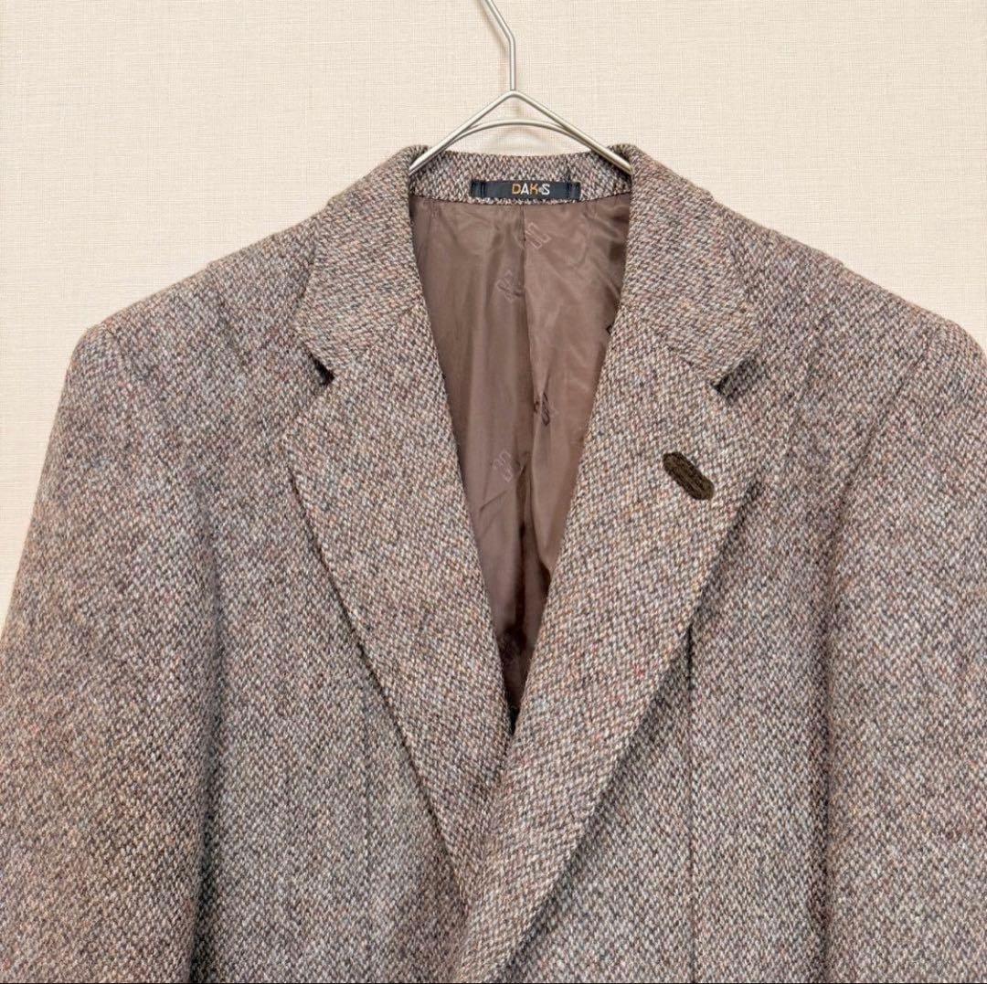 Harris tweed ハリスツイード　ジャケット　ウール100% メンズ