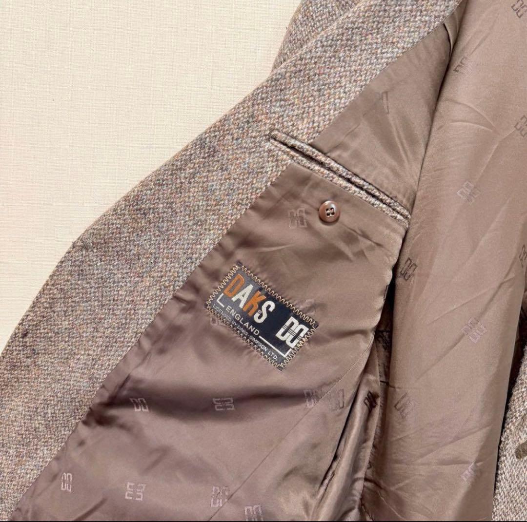 Harris tweed ハリスツイード　ジャケット　ウール100% メンズ