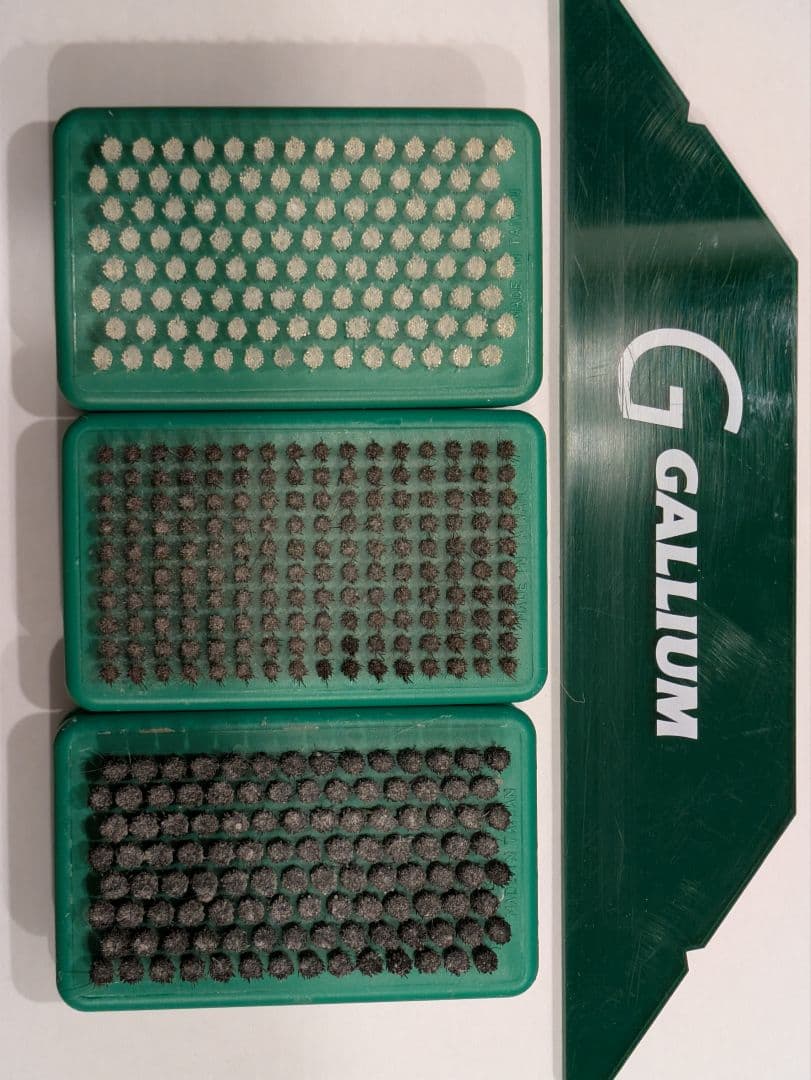 GALLIUM ナイロン、ボア、馬毛ブラシ、スクレーパー、WAX(おまけ)セット