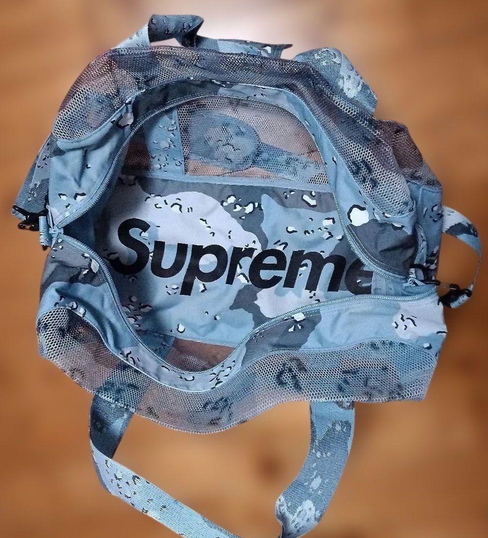 【Supreme】20SS Big Duffle Bag Blue Camo