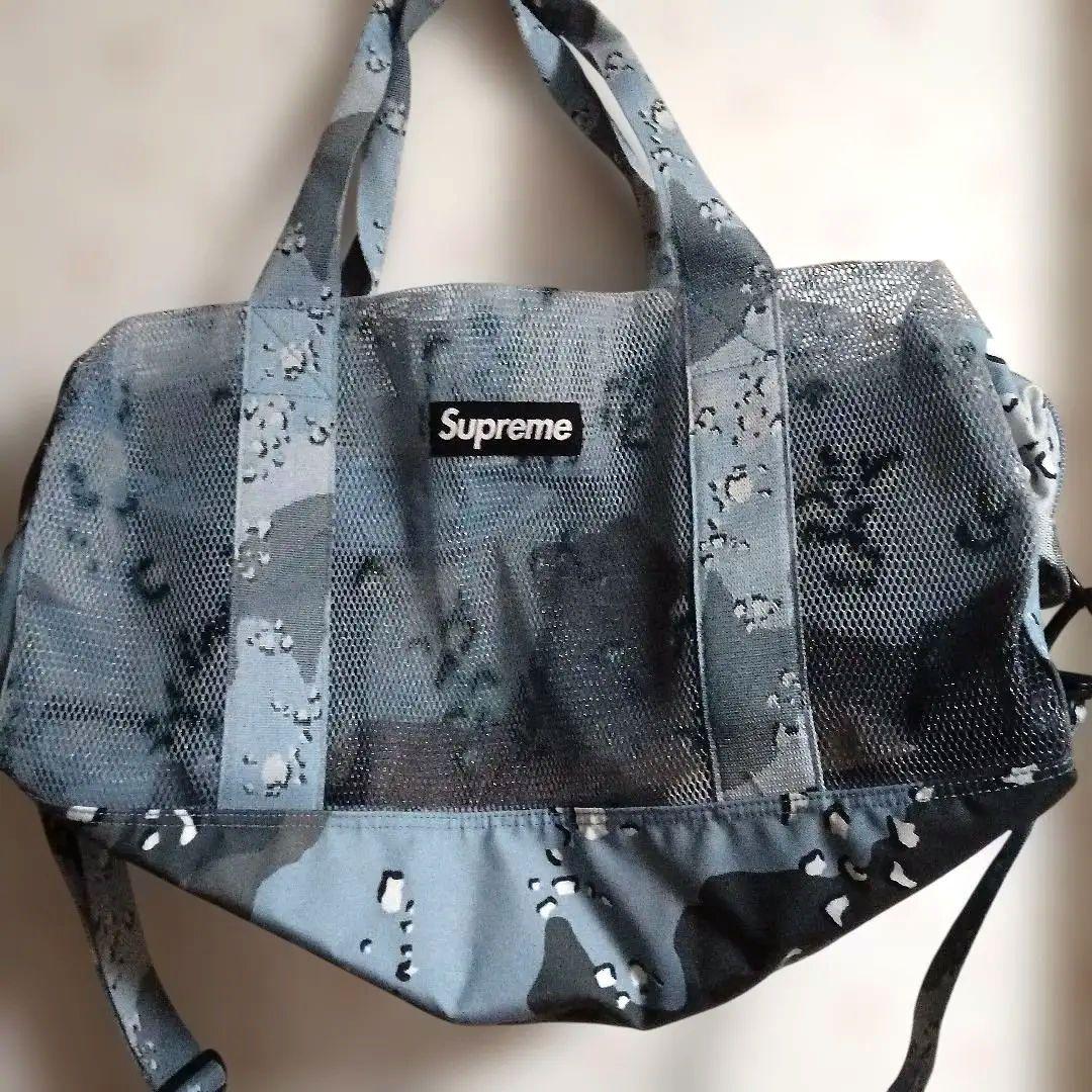 【Supreme】20SS Big Duffle Bag Blue Camo