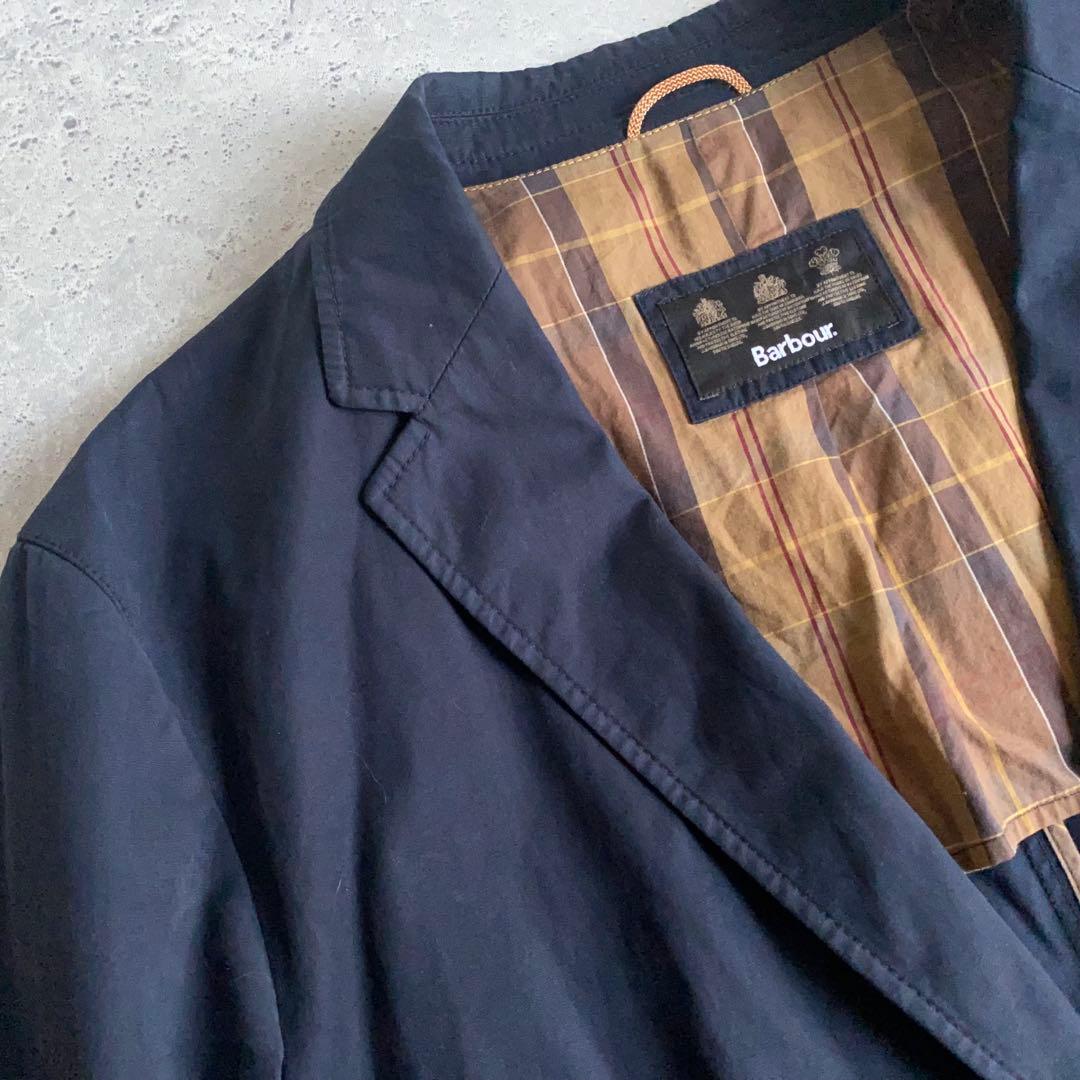 古着 BARBOUR コットンジャケット ブレザー オーバーサイズ